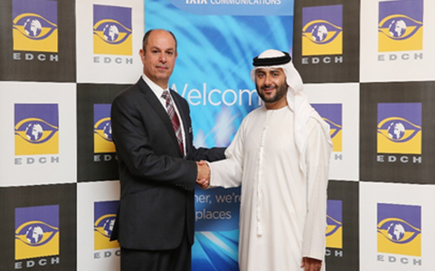 Radwan Moussalli (Tata Communications) and Ahmed Al Yateem (EDCH)