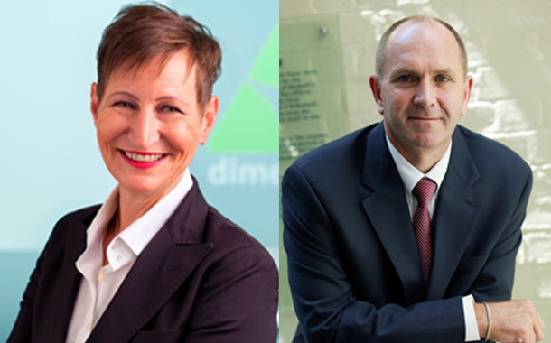 Mechelle Buys Du Plessis, Managing Director, Dimension Data Middle East and Ettienne Reinecke, Dimension Data’s Group CTO