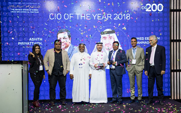 Ashith Piriyattiath and Ahmed Ebrahim AlAhmad Crowned as CIOs of the Year 2018 at The CIO 200 Awards