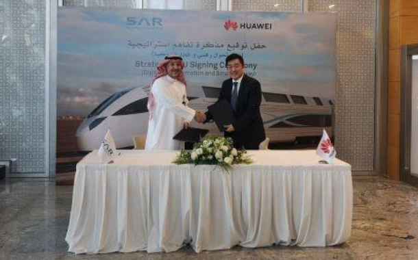 SAR and Huawei sign MoU to develop smart railway in Saudi Arabia