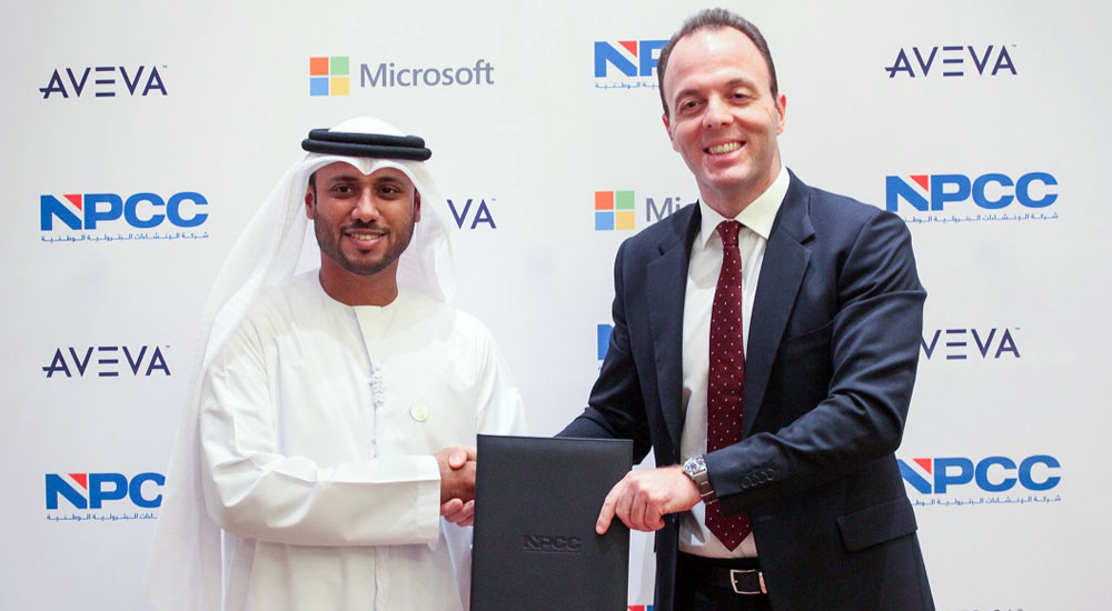 Ahmed Al Dhaheri, CEO, NPCC and Ihsan Anabtawi, COO, Microsoft Gulf