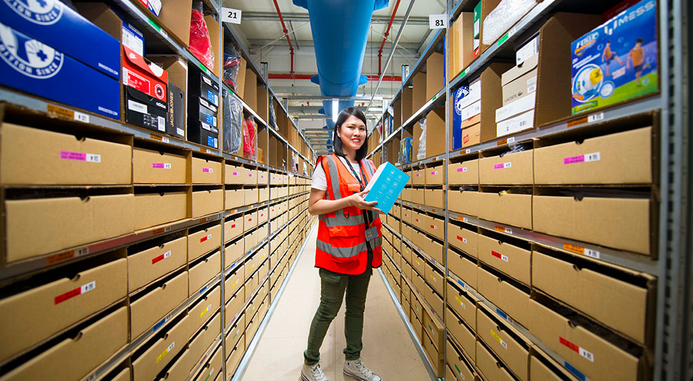 Amazon's DXB3 fulfilment centre in Dubai South