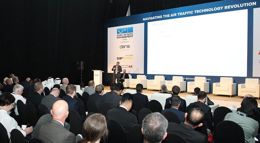 Global Air Traffic Management, GATM, conference held at Dubai Airshow 2019