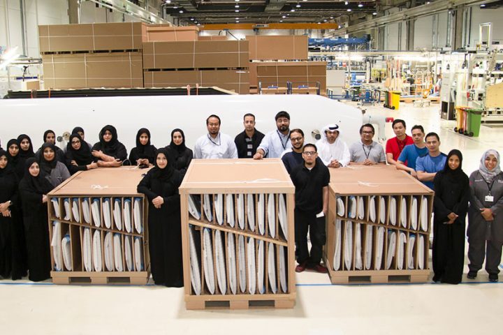 Strata's first delivery for the Boeing 777X