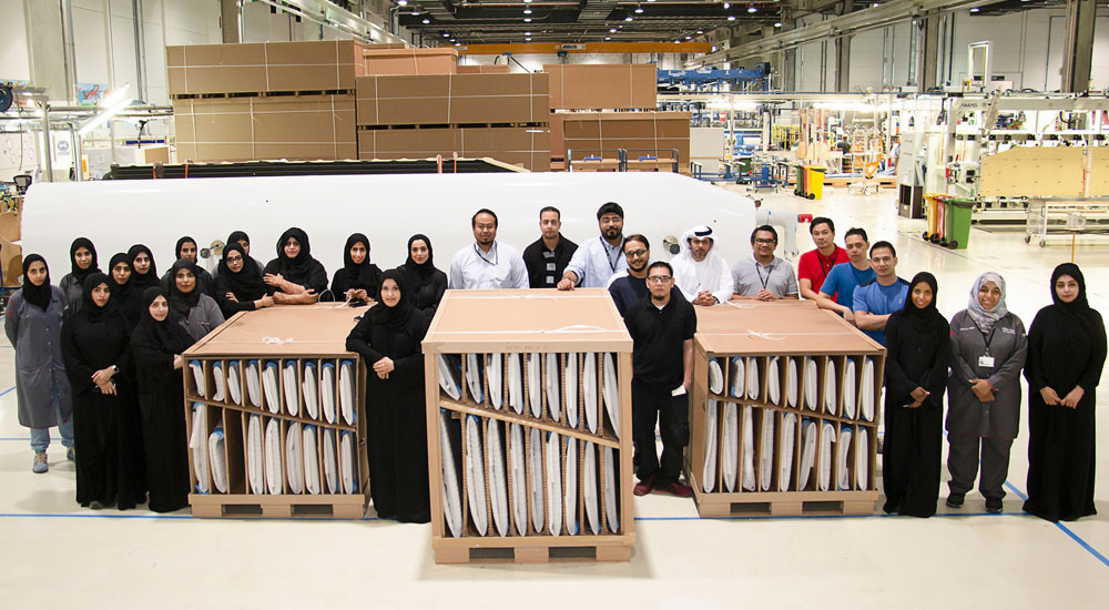 Strata's first delivery for the Boeing 777X