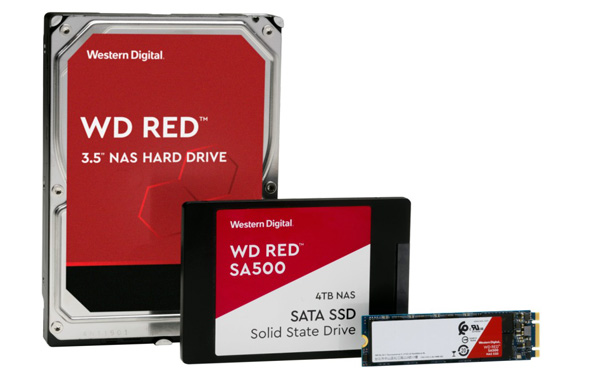 Western Digital's Red SSDs and HDDs for NAS storage