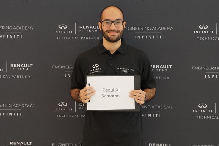 INFINITI Engineering Academy 2019 Middle East winner, Raoul Al Samarani