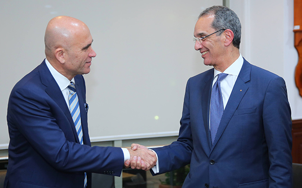 (left to right): Nidal Abou-Ltaif, President, Avaya International and Dr Amr Talaat, Egypt’s Minister of Communications and Information Technology