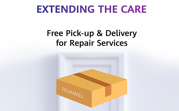 Customers who are practicing a social distancing and staying at home can now take advantage of Huawei’s free courier services