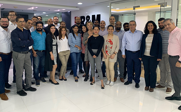 R&M Team at the new Dubai HQ.