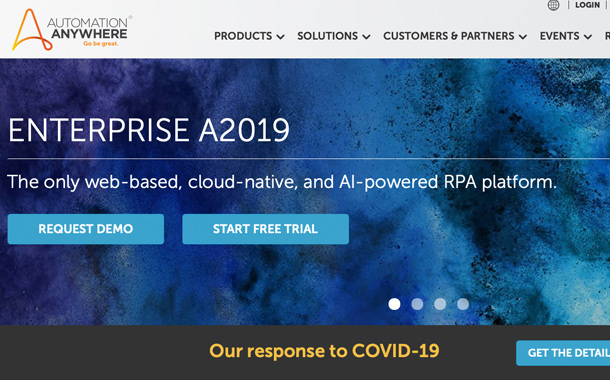 Automation Anywhere has announced intelligent automation solutions