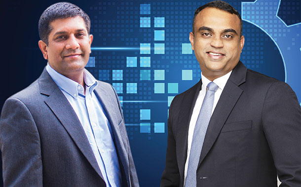 (left to right) Purushotam Savlani, General Manager and Business Head, Middle East, Cloud Infrastructure Services at Wipro Limited and Jacob Chacko, Regional Business Head, MESA, at HPE Aruba.