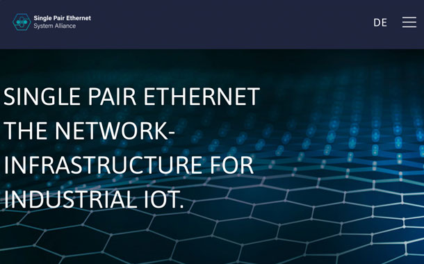 Single Pair Ethernet, SPE, Alliance.