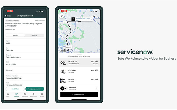 ServiceNow has announced a new integration with Uber for Business