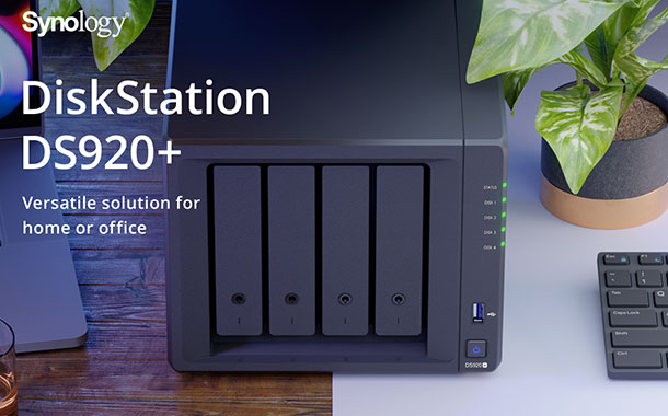 The Synology DiskStation DS920+.