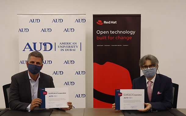 The American University in Dubai collaborates with Red Hat.