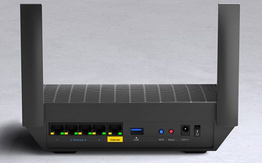 The Linksys MAX-STREAM AX1800 Mesh WiFi 6 Router, MR7350.