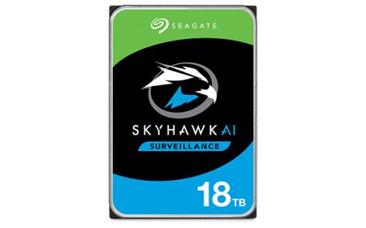 Seagate Technology has announced it is shipping 18TB SkyHawk Artificial Intelligence drives