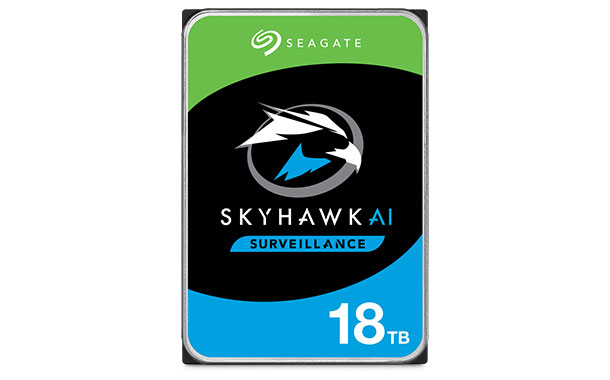 Seagate Technology has announced it is shipping 18TB SkyHawk Artificial Intelligence drives