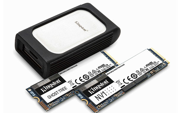 Kingston's PCIe NVMe Gen 4.0 SSDs.