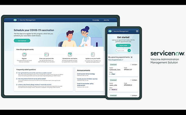ServiceNow Vaccine Administration Management solution