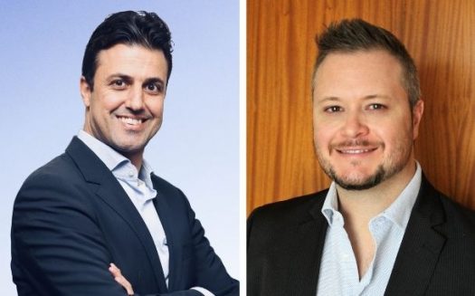 (left to right) Silmi Khanfir, Mindware; Robert Shelton, Cibecs.