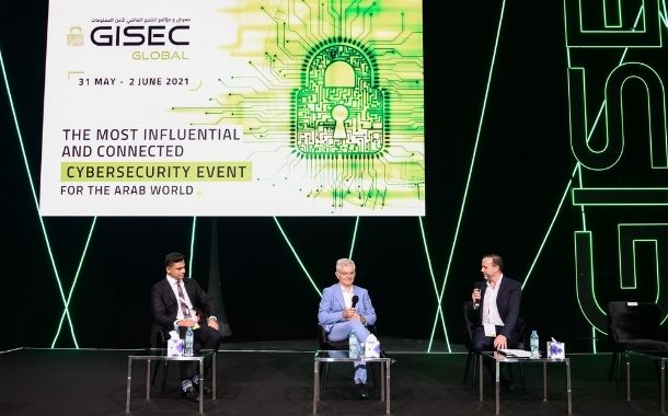 (L-R) Mohammed Darwish Aza, Chief Information Security Officer, Emirates NBD; Viktor Polic, CISO, Head of Information Security and Assurance Services, International Labour Organisation and Nathan Swain, former Security Advisor for the UK Government