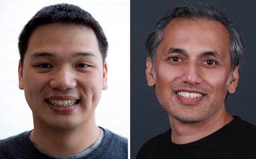 (Left to right) Kevin Lee, RSC’s Technical Programme Manager, AI Research Infra Team at Meta; and Shubho Sengupta, Software Engineer, AI Research Infra Team at Meta.