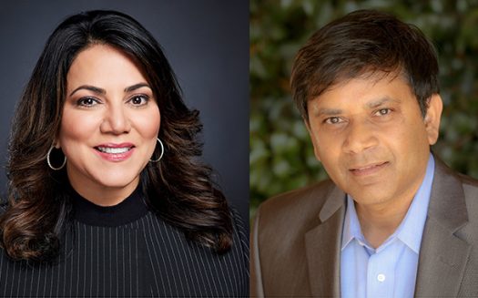 Mandy Dhaliwal, Chief Marketing Officer (L) and Shyam Desirazu, Head of Engineering (R) at Nutanix.