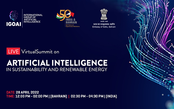 Top experts on sustainability from Bahrain and India participated in the virtual summit organised by IGOAI.