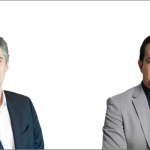 (Left to Right) Jacques de La Rivière, CEO of Gatewatcher; M. Mobasseri – CEO, emt Distribution.