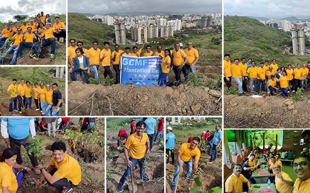 Global CIO Manufacturing Forum organised a s plantation drive at Baner Hill in Pune as part of a sustainability initiative.