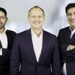 (L-R) Mahmoud Nimer, President of StarLink, Klaus Schlichtherle, CEO of Infinigate Group and Nidal Othman, CEO of Starlink