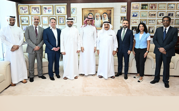 (centre) YBA Kanoo Group Director, Ahmed Fawzi Kanoo; SAP Senior Vice President of Middle East North, Ahmed AlFaifi; and YBA Kanoo Deputy Group Chairman Fawzi Ahmed Kanoo were among the executives at the go-live ceremony.