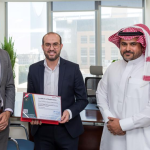 (Left to right) Omer Saleem, Deputy CEO of PROVEN with Rami Ismail and Naif Al Otaibi, Directors of PROVEN Arabia