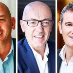 (Left to right) James McCarthy, Senior Vice President of North America Sales; Thierry Bedos to SVP of EMEA Sales and Myles Bray to Chief Revenue Officer Forcepoint.