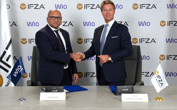 (Left to right) Mr. Prateek Vahie, Chief Commercial Officer at Wio Bank and Martin G. Pedersen, Chairman of IFZA Dubai.