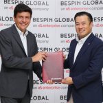 Salvador Anglada, CEO of e& enterprise and John Hanjoo Lee, CEO and Co-founder of Bespin Global form joint venture.