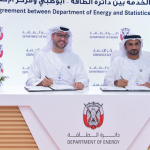 (Left to right) HE Ahmed Mahmoud Fikri, the Director General of SCAD and HE Eng. Ahmed Mohammed Belajer Al Rumaithi, Undersecretary of the Abu Dhabi Department of Energy (DoE),