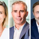 (Left to right) Cathy Mauzaize, VP South EMEA, ServiceNow ; Mark Ackerman, Area VP for Middle East and Africa, Service Now and Ulrik Nehammer, President EMEA, Service Now.