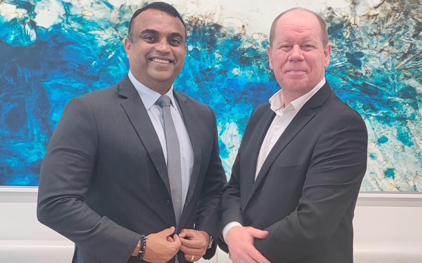 (Left to right) Jacob Chacko, Regional Director - Middle East, Saudi & South Africa, Aruba and Morten Illum, EMEA Vice President, Aruba.