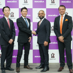 (Left to right) Seu David Daekyung, Managing Director, Macnica; Jun Ikeda, General Manager, Global Strategies, Macnica; Avinash Advani, Founder and CEO, CyberKnight and Vivek Gupta, Co-Founder and COO, CyberKnight.