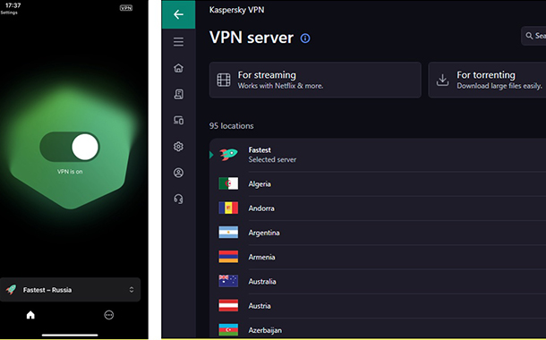 New Kaspersky VPN