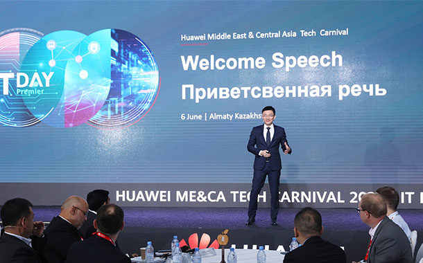 David Shi delivered a Welcome Speech at Huawei IT Day 2023