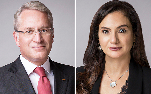 Joel Van Dusen, Group Head of Corporate & Investment Banking at Mashreq and Rania Nerhal, Chief Client Experience & Conduct Officer at Mashreq