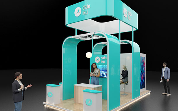 Rending of Dataiku GITEX 2023 booth