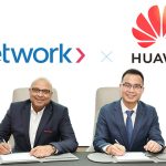 (L-R) Nandan Mer, Group Chief Executive Officer at Network International and Felix Liu, Managing Director of the Carrier Network Business Group at Huawei UAE