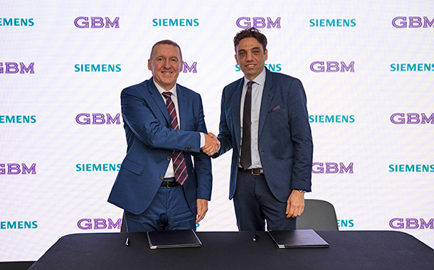 (L-R) Mike Weston, CEO at GBM and Mohammed Khalifa, CEO - Digital Industries for Middle East at Siemens