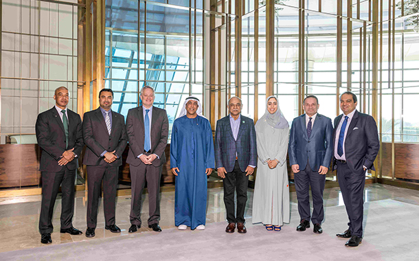 Left-to-right-Antony-Oremosu-Himanshu-Shrivastava-Jonathan-Adashek-Omar-Al-Futtaim-Arvind-Krishna-Moza-Al-Futtaim-Saad-Toma-Sabarinath-Venugopalan