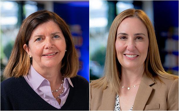 (L-R) Nell O’Donnell, Chief Legal Officer and Kim Mota, Chief Human Resources Officer at Barracuda.